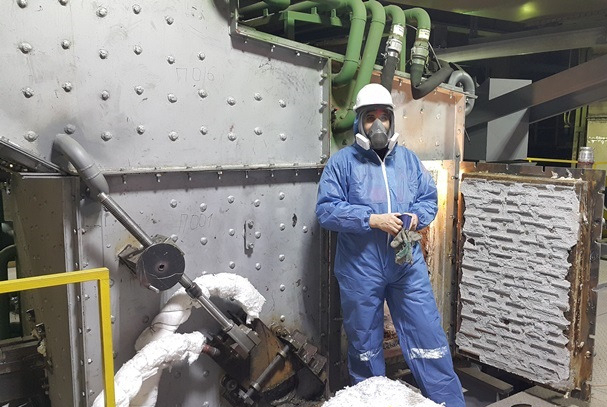 Submerged combustion melter 60 t/d